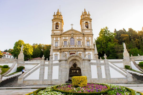 Tenoes Portugal Oct 2016 Iglesia Bom Jesus Monte Santuario Portugués — Foto de Stock