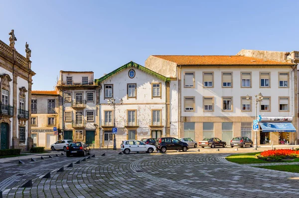 Braga, Portekiz - 14 Ekim 2016: Braga Mimarisi, Portekiz. Şehir 2012 yılında Avrupa Gençlik Başkenti oldu.