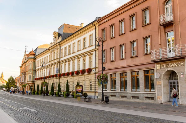 Kosice Eslovaquia Sep 2016 Arquitectura Calle Principal Kosice Ciudad Más Fotos De Stock Sin Royalties Gratis