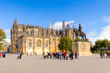 Batalha, Portekiz - 15 Ekim 2016: Batalha Manastırı (Zafer AzizE Meryem Manastırı). Unesco Dünya Mirası