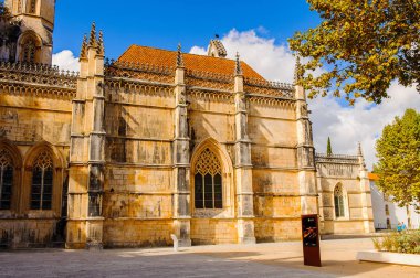 Batalha, Portekiz - 15 Ekim 2016: Batalha Manastırı (Zafer AzizE Meryem Manastırı). Unesco Dünya Mirası