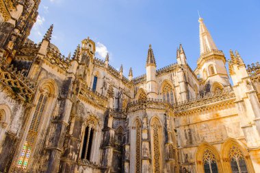 Batalha, Portekiz - 15 Ekim 2016: Batalha Manastırı (Zafer AzizE Meryem Manastırı). Unesco Dünya Mirası