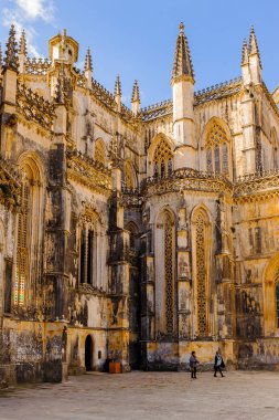 Batalha, Portekiz - 15 Ekim 2016: Batalha Manastırı (Zafer AzizE Meryem Manastırı). Unesco Dünya Mirası