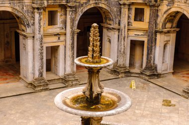 Tomar, Portekiz - 16 Ekim 2016: Tomar,Portekiz'deki Mesih Manastırı. Unesco Dünya Mirası