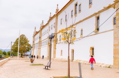 Tomar, Portekiz - 16 Ekim 2016: Tomar,Portekiz'deki Mesih Manastırı. Unesco Dünya Mirası