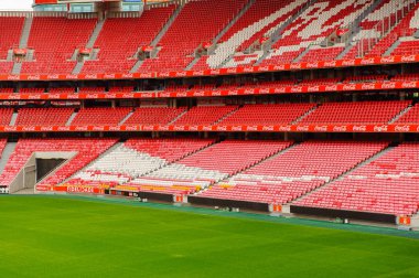 Lizbon, Portekiz - 17 Ekim 2016: Estadio da Luz Panoraması (Stadium of Light), S.L. Benfica stadyumu. Euro 2004 için inşa edilmiştir.