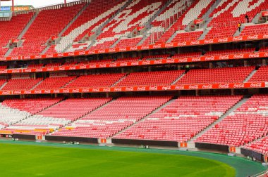 Lizbon, Portekiz - 17 Ekim 2016: Estadio da Luz Panoraması (Stadium of Light), S.L. Benfica stadyumu. Euro 2004 için inşa edilmiştir.