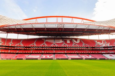 Lizbon, Portekiz - 17 Ekim 2016: Estadio da Luz Panoraması (Stadium of Light), S.L. Benfica stadyumu. Euro 2004 için inşa edilmiştir.
