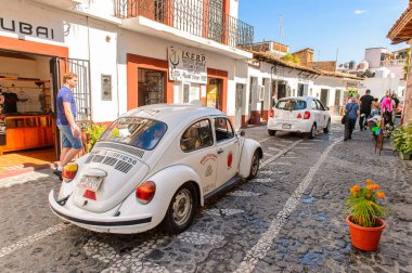 Taxco, Meksika - Eki 28, 2016: Taxco güzel görünümü, Meksika. Kasaba Gümüş ürünleri ile bilinir