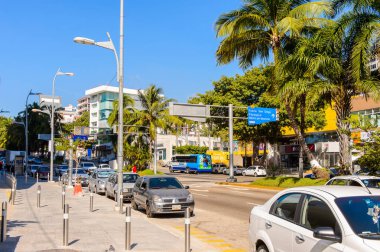 Acapulco, Meksika - 29 Ekim 2016: Meksika'nın Pasifik kıyısındaki Guerrero eyaletinde önemli bir liman olan Acapulco de Juarez'in mimarisi