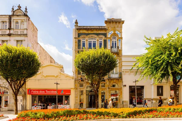 布拉加 葡萄牙 2016年10月14日 葡萄牙布拉加历史部分的建筑 2012年 该市是欧洲青年之都 — 图库照片