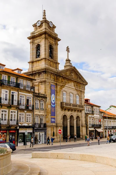 Guimaraes Portogallo Ottobre 2016 Architettura Della Piazza Toural Del Centro — Foto Stock