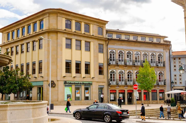 Guimaraes Portugal Oct 2016 Arquitectura Plaza Toural Del Centro Histórico — Foto de Stock