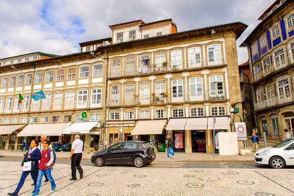 Guimaraes Portugal Oct 2016 Arquitectura Plaza Toural Del Centro Histórico — Foto de Stock