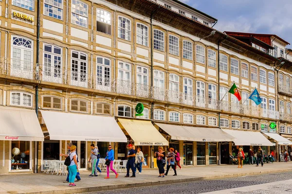 Guimaraes Portugal Oct 2016 Arquitectura Plaza Toural Del Centro Histórico — Foto de Stock