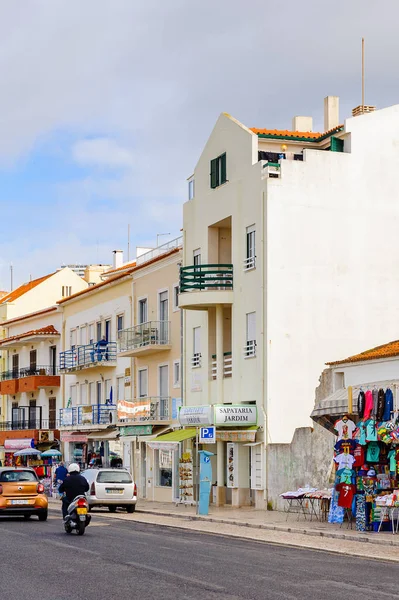 Nazare Portugal 2016 Promenade Nazare Portugal Ist Einer Der Beliebtesten — Stockfoto