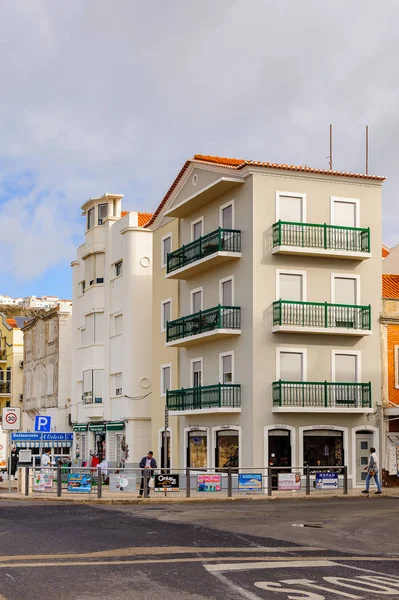 Nazare Portugal Okt 2016 Architektur Der Küste Von Nazare Portugal — Stockfoto