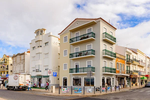 Nazare Portugal Octubre 2016 Arquitectura Del Paseo Nazare Portugal Uno — Foto de Stock