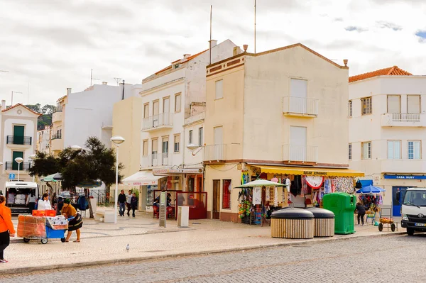 Nazare Portugal 2016 Architektur Der Promenade Von Nazare Portugal Ist — Stockfoto