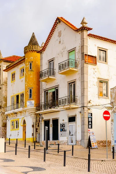 Nazare Portogallo Ottobre 2016 Architettura Della Costa Nazare Portogallo Tratta — Foto Stock