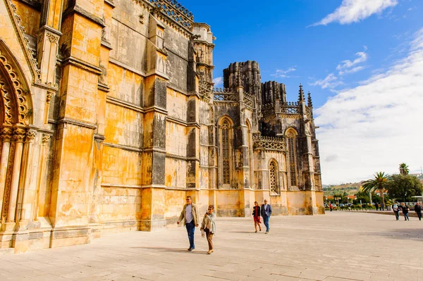 Batalha Portugalsko Října 2016 Klášter Batalha Klášter Svaté Marie Vítězství — Stock fotografie