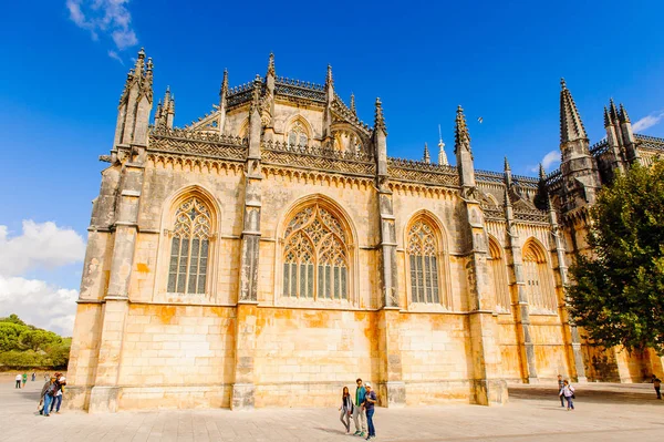 Batalha, Portekiz - 15 Ekim 2016: Batalha Manastırı (Zafer AzizE Meryem Manastırı). Unesco Dünya Mirası