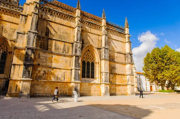 Batalha, Portekiz - 15 Ekim 2016: Batalha Manastırı (Zafer AzizE Meryem Manastırı). Unesco Dünya Mirası