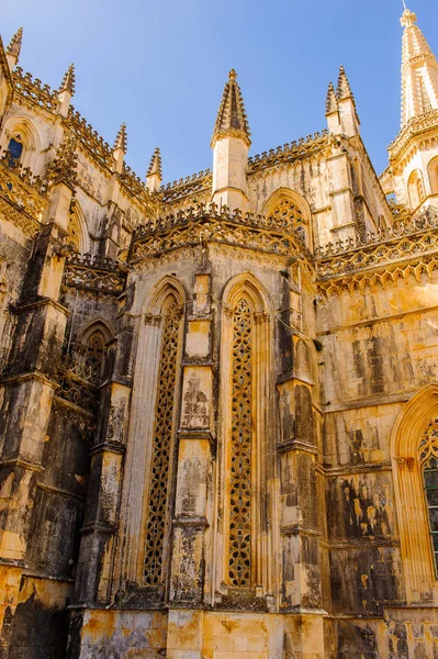 Batalha, Portekiz - 15 Ekim 2016: Batalha Manastırı (Zafer AzizE Meryem Manastırı). Unesco Dünya Mirası