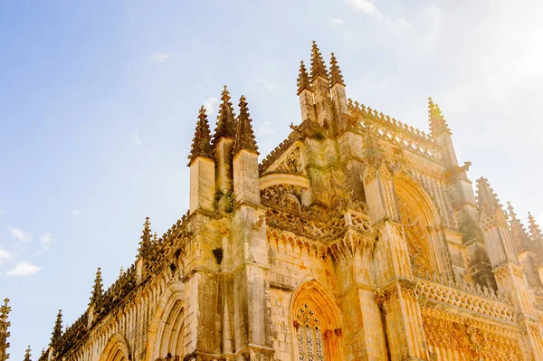 Batalha, Portekiz - 15 Ekim 2016: Batalha Manastırı (Zafer AzizE Meryem Manastırı). Unesco Dünya Mirası