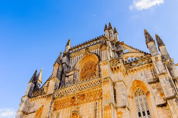 Batalha, Portekiz - 15 Ekim 2016: Batalha Manastırı (Zafer AzizE Meryem Manastırı). Unesco Dünya Mirası