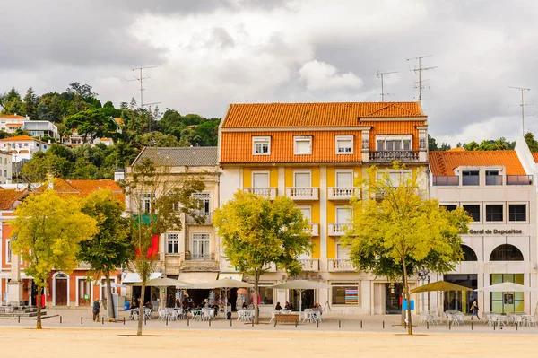 Alcobaca Portugal Oct 2016 Arquitectura Plaza Principal Alcobaca Subregión Oeste —  Fotos de Stock