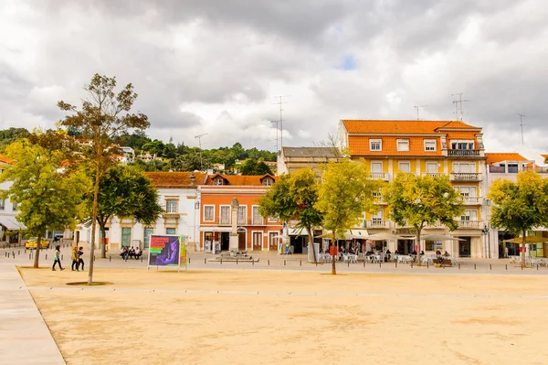 Alcobaca Portugal Oct 2016 Architecture Main Square Alcobaca Oeste Subregion — Stock Photo, Image