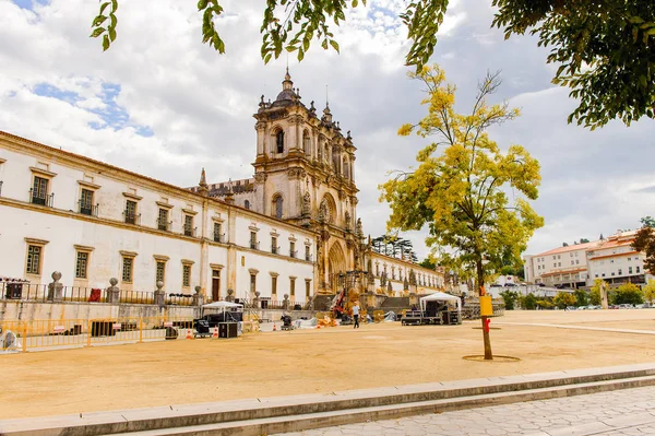 阿尔科巴卡 葡萄牙 2016年10月15日 阿尔科巴卡修道院 一个中世纪罗马天主教修道院 国王佩德罗一和伊内斯 德卡斯特罗被埋 联合国教科文组织世界赫尼亚奇 — 图库照片