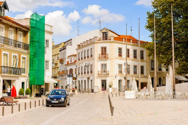Alcobaca Portugal Oct 2016 Architecture Main Square Alcobaca Oeste Subregion — Stock Photo, Image