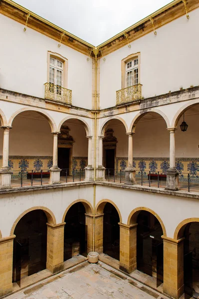 Coimbra Portugalsko Říjen 2016 Univerzita Coimbra Zřízená Roce 1290 Jedna — Stock fotografie