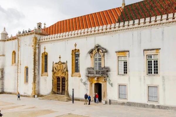 Coimbra Portugal Oct 2016 Universidade Coimbra Fundada 1290 Uma Das — Fotografia de Stock