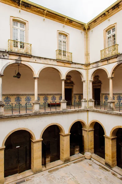 Coimbra Portugalsko Říjen 2016 Univerzita Coimbra Zřízená Roce 1290 Jedna — Stock fotografie