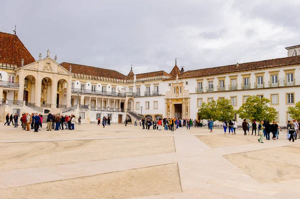 Coimbra Portugal Oct 2016 Universidade Coimbra Fundada 1290 Uma Das — Fotografia de Stock