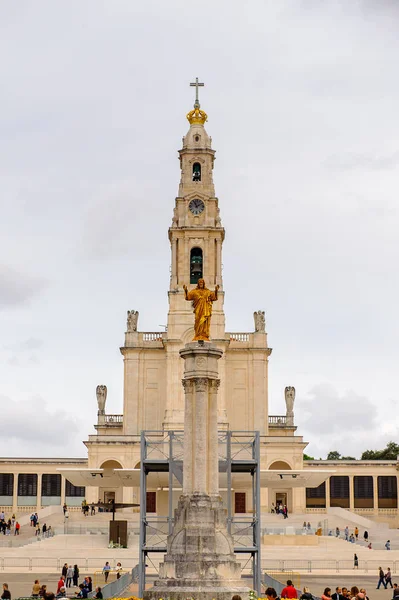 Fatima Portugal Oct 2016 Statue Sacré Cœur Jésus Sanctuaire Fatima — Photo