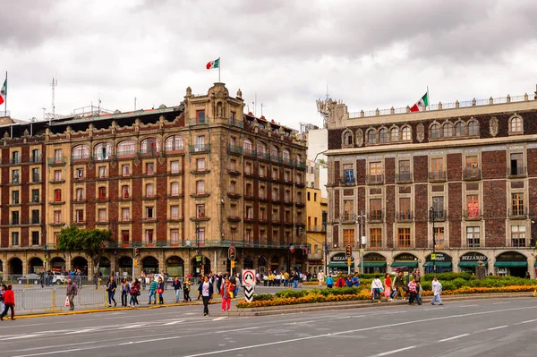 Cidade México Mex Ptu 2016 Edifício Praça Constituição Plaza Constitucion — Fotografia de Stock