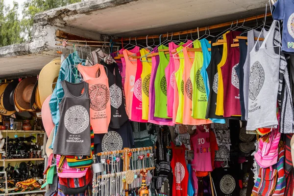 Teotihuacan Mexico Oct 2016 Marktplaats Met Originele Traditionele Mexicaanse Souvenirs — Stockfoto