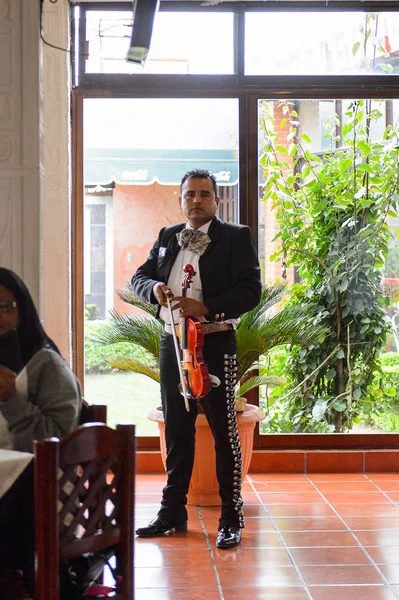 Mexico City Mex Oktober 2016 Oidentifierade Mexikanska Mariachi Gör Musik — Stockfoto