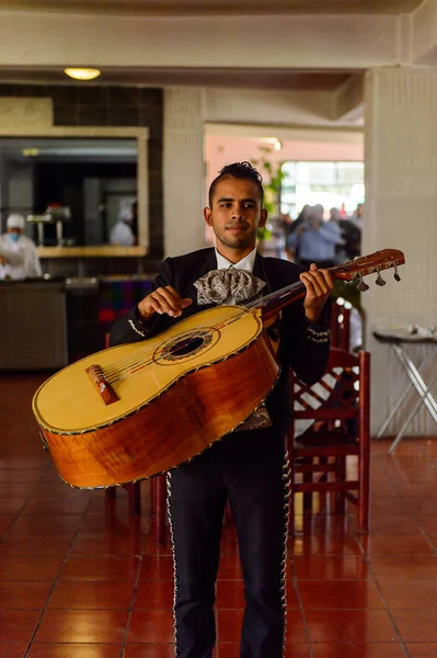 Mexique Mex Oct 2016 Mariachi Mexicain Non Identifié Fait Musique — Photo