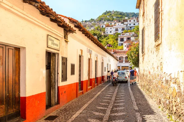 Taxco, Meksika - 28 Ekim 2016: Taxco, Meksika'daki ev. Kasaba Gümüş ürünleri ile bilinir