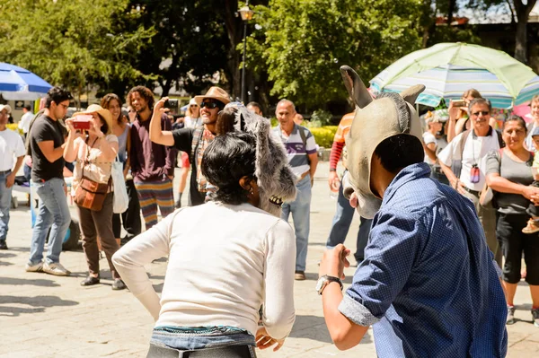 Oaxaca Messico Ottobre 2016 Persone Non Identificate Danzano Giorno Dei — Foto Stock