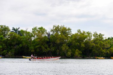 Chiapas, Meksika - 1 Kasım 2016: Sumidero Canyon Ulusal Parkı, Chipas, Meksika. Yer Chiapas ikinci en önemli turistik sitedir