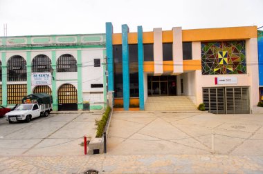 San Cristobal De Las Casas, Meksika - 1 Kasım 2016: San Cristobal de las Casas'ın mimarisi, Chiapas eyaletinin Orta Dağlık bölgesinde yer alan şehir, Meksika