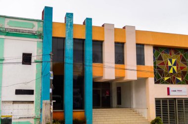 San Cristobal De Las Casas, Meksika - 1 Kasım 2016: San Cristobal de las Casas'ın mimarisi, Chiapas eyaletinin Orta Dağlık bölgesinde yer alan şehir, Meksika