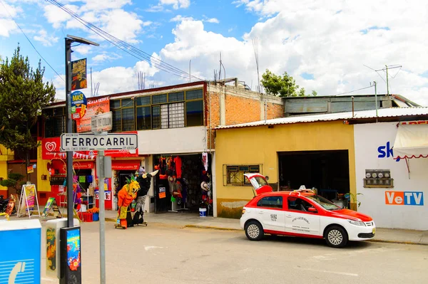 Oaxaca Mexico Oct 2016 Arquitetura Colorida Típica Oaxaca Juarez México — Fotografia de Stock