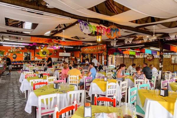 Oaxaca Mexiko Nov 2016 Tabeller Restaurangen Choza Del Chef Oaxaca — Stockfoto